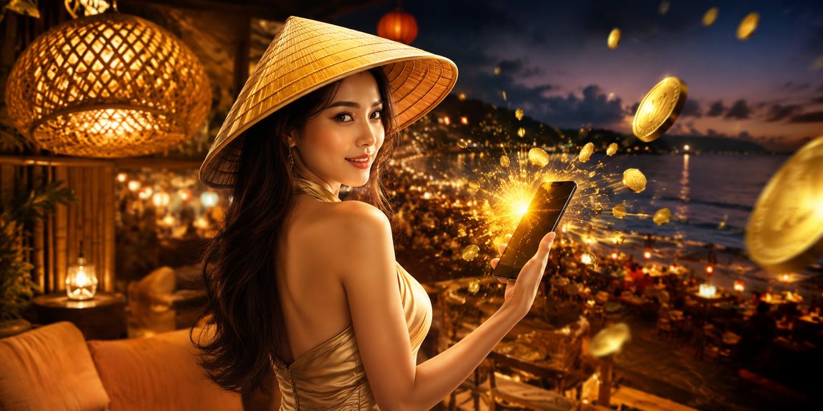 Khách hàng thực hiện giao dịch thanh toán tại quán cà phê khi theo dõi casino trực tuyến ở Buôn Ma Thuột